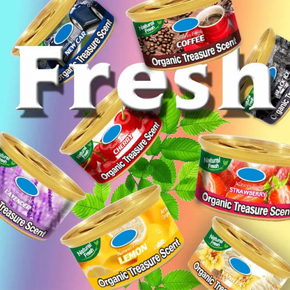 Car Air Freshener Odor Eliminator Canned Strawberry Fragrance Essential Long-Lasting Strong Aromatherapy For Car Interior Decora