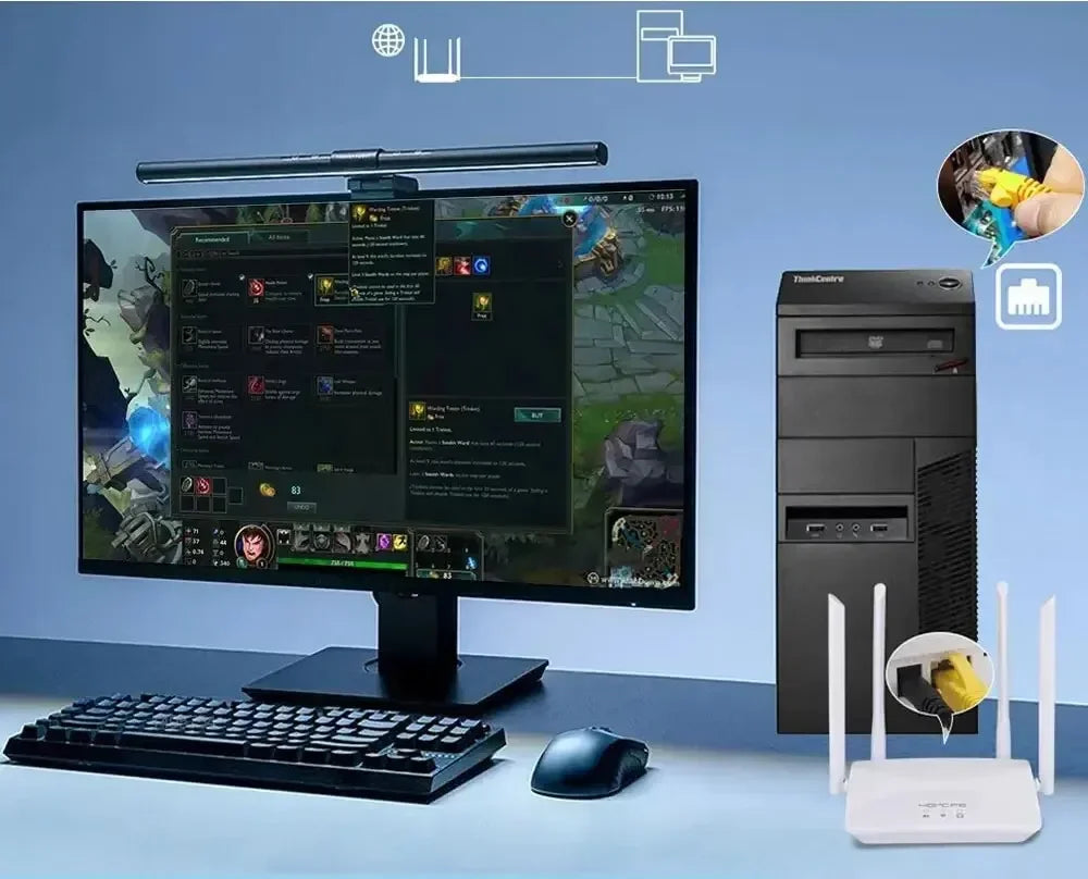 WiFi Router 4G LTE WIFI Extender Repeater 150Mbps 4 Antennas Power Signal Booster Intelligent Micro SIM Card for Home Office