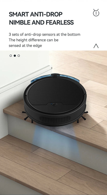 2024 New Automatic Sweeping Robot Vacuum Cleaner APP Control Water Tank Sweep And Wet Mopping Vacuum Clean Intelligent Robot