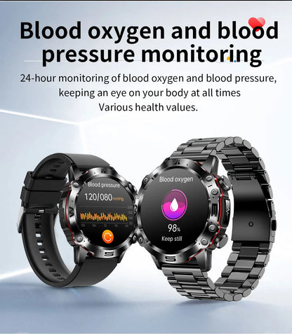 Sapphire 2025New Health managed Smart Watch Health measure Blood Fat Uric Acid Call ECG+PPG blood pressure Health Smartwatch IOS