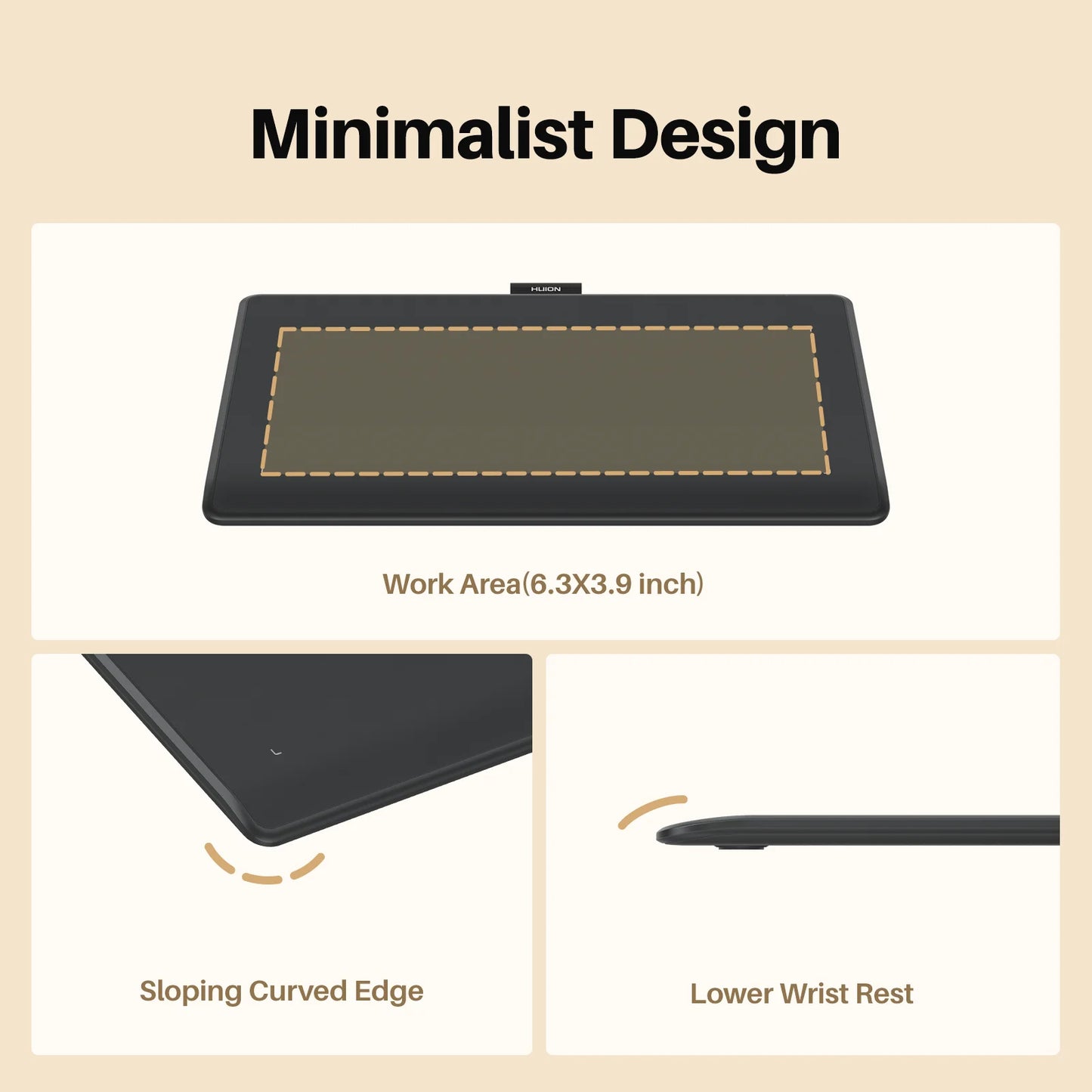 Huion Inspiroy Frego S Newest Graphics Tablet L310 Bluetooth Connectivity Wireless Drawing Tablet, 6.3x3.9 Inch Small Pen Tablet