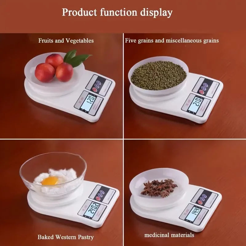 Household Kitchen Electronic Scale, Convenient Digital Food Electronic Scale, Baking Cake Coffee Small Weighing Scale
