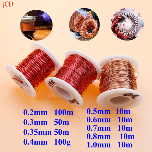 copper lacquer wire 0.2mm -1.0mm Cable Copper Wire Magnet Wire Enameled Copper Winding Wire Coil Copper Wire