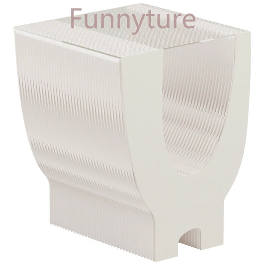 Folding paper table bedside table shelf living room bedroom simple folding storage sofa side cabinet coffee table 롤테이블 이동식테이블