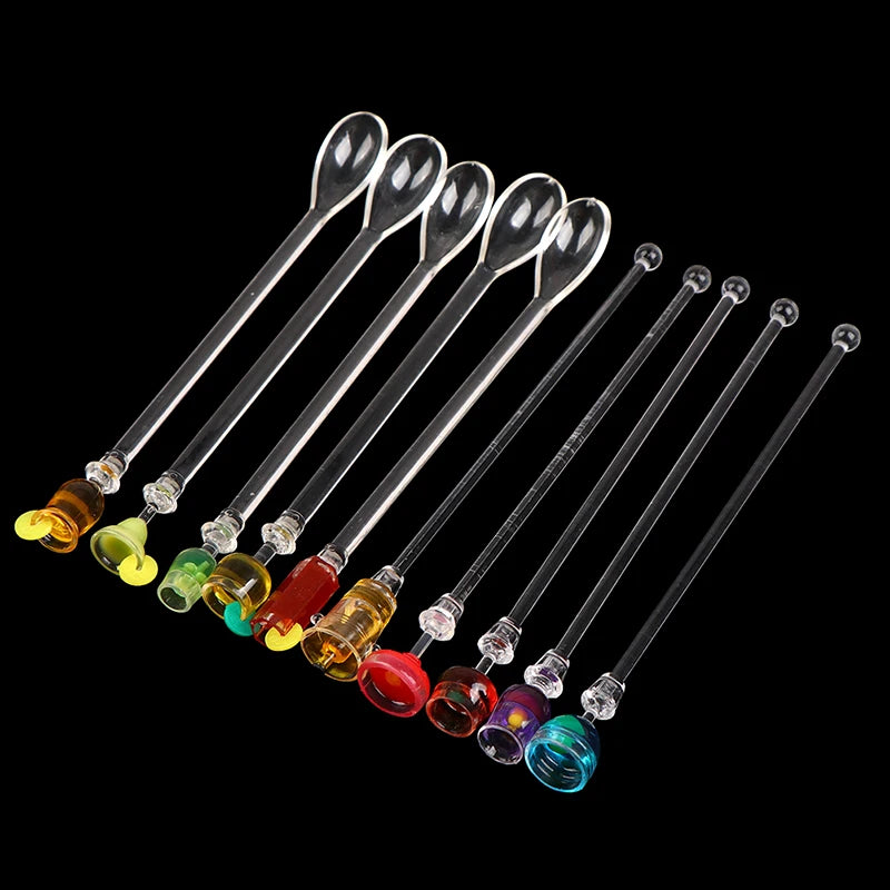 1PCS 23cm Stirring Acrylic Stirrers Kitchen Bar Tool Juice Party Cocktail Drink Mixer Swizzle Stick Wine Agitators