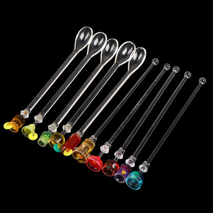 1PCS 23cm Stirring Acrylic Stirrers Kitchen Bar Tool Juice Party Cocktail Drink Mixer Swizzle Stick Wine Agitators