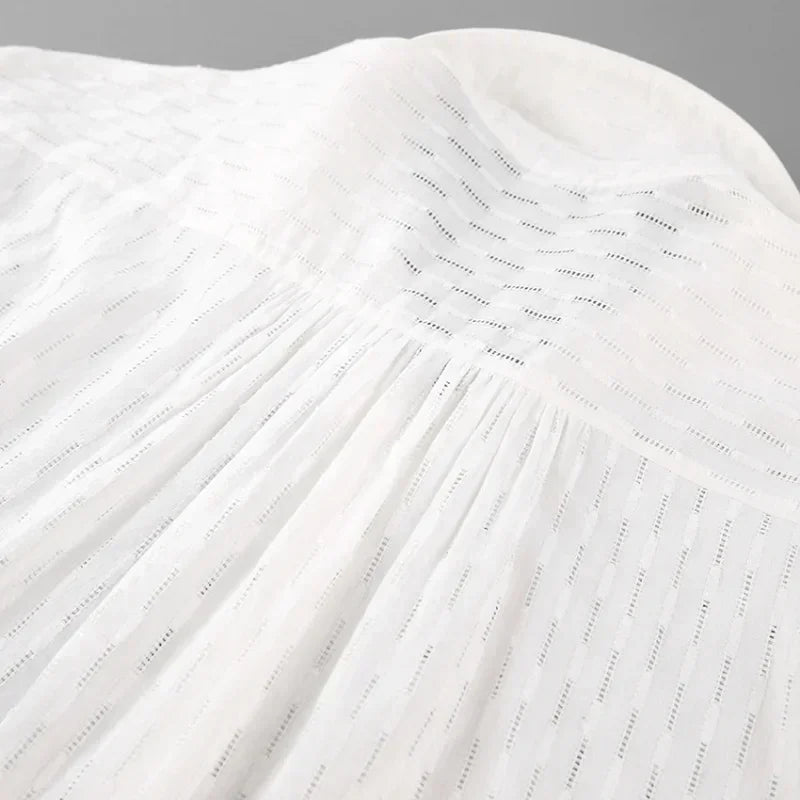 Casual Loose Women Short Two Piece Set Suit Fashion Blouse Long Sleeve Shirt Lady Simple Style Shorts Streetwear Blouse Tops