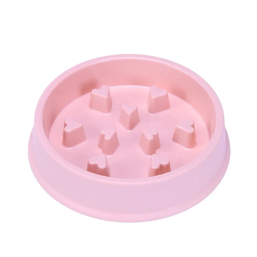 Pet Dog Slow Feeder Bowl Puppy Non Slip Puzzle Bowl Anti-Gulping Pet Slower Food Feeding Dishes Dog Bowl for Medium Small Dogs