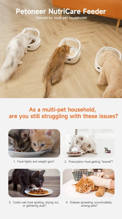 Smart Microchip Pet Timing Feeder Bowl Cats Dog Multi Pets Homes Intelligent Automatic Food Timed Feeder Supplies