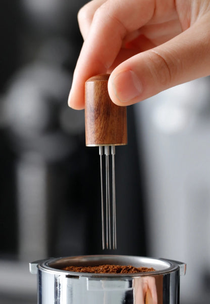 Stainless Steel Coffee Powder Tamper Espresso Powder Stirrer Distributor Leveler WDT Tools Cafe Stirring Barista Accessories