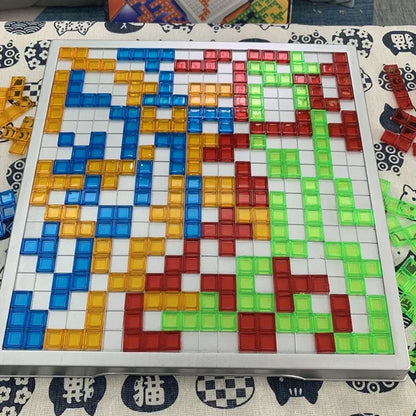 Intellectual Puzzle Blokus Board Game English Version Party Games for Children Toy Kids Tos Family Game 2 Player/4 Player Set