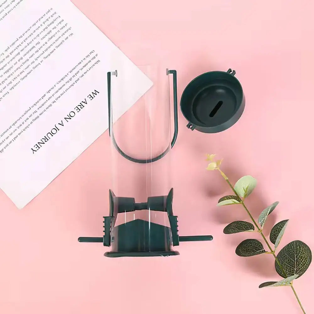 Pet Bird Feeder Pet Food Dispenser Outdoor Hanging Multiple Holes Bird Feeder Flying Animal Automatic Food Feeding Tool