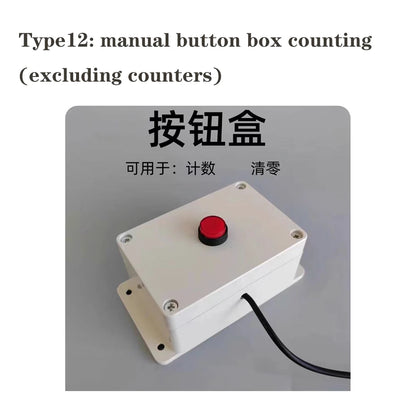 LED Digital Large Screen Electrostatic Induction Counter Infrared Automatic Production Line Pipeline Counting Electronic Counter