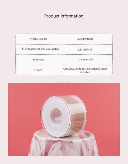 Silicone Gel Heel Stickers Heel Protector Biomimetic Anti Pain Relief Foot Care Products Multifunctional Invisible Heel Inserts