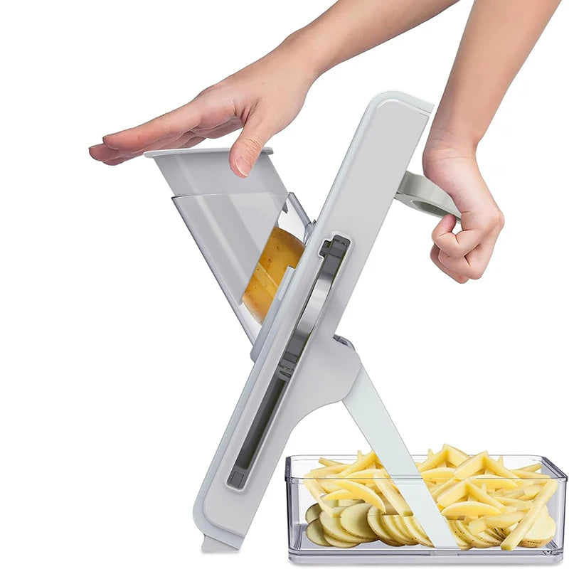 Multifunction Vegetable Slicer Safe Mandoline Slicer For Kitchen Potato Onion Garlic Cucumber Slicer Food Chopper Kitchen Tool