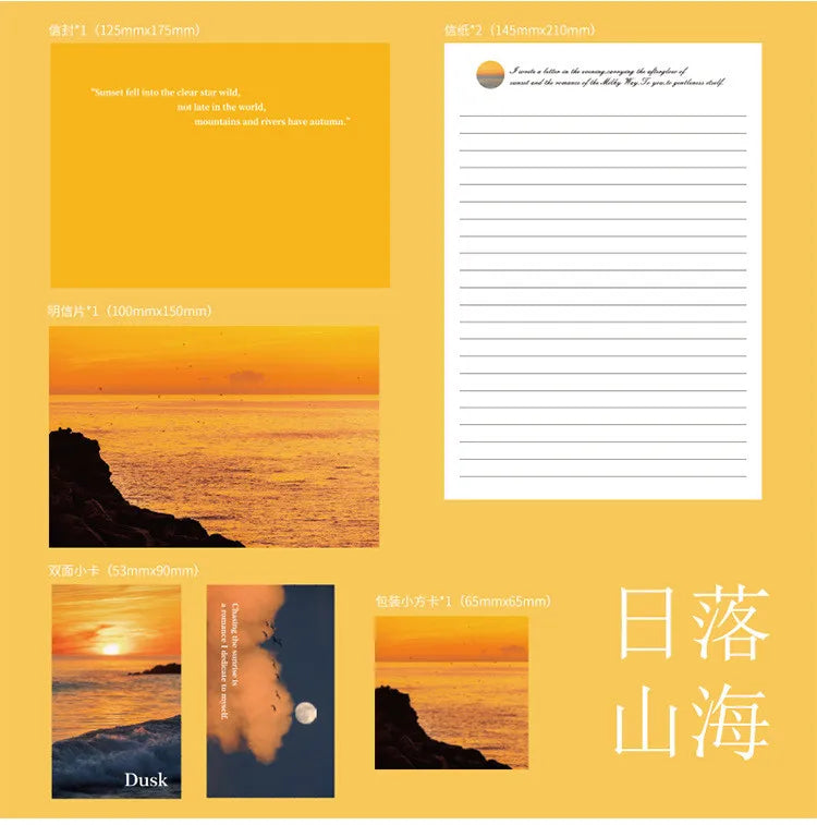 Stationary Paper and Envelopes Set Stationary Set for Women Girls and Men Boys Cute Stationary Writing Stationery Paper