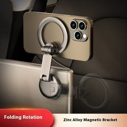 Magnetic Car Phone Mount Holder Multi-Functional Floating Screen Foldable Stand Vehicles Universal Phone Holder Safe Driving