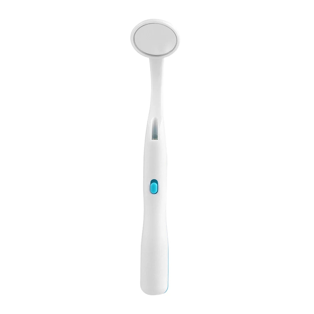 LED Lighting Dental Mouth Mirror Super Bright Teeth Whiten Clean Checking Tool