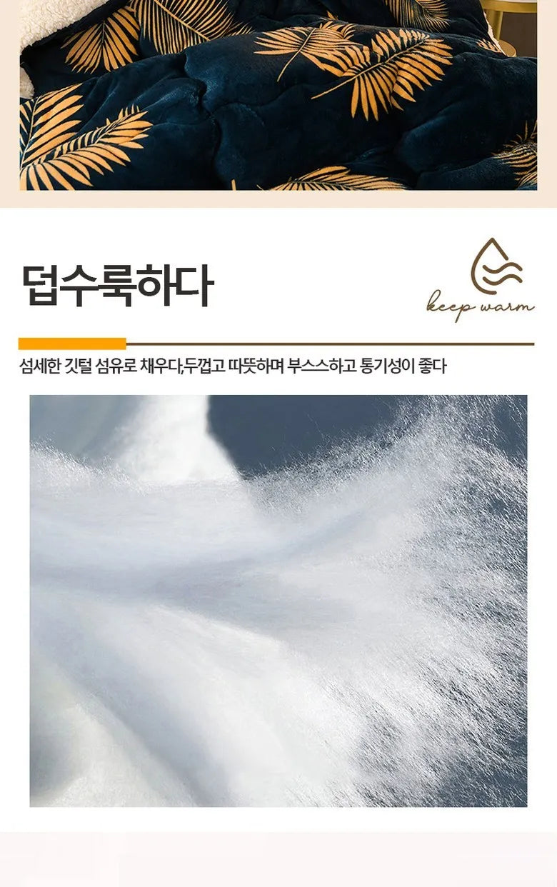 New Super Thick Winter Warm Blanket for Bed Artificial Lamb Cashmere Weighted Blankets Soft Comfortable Warmth Quilt Comforter