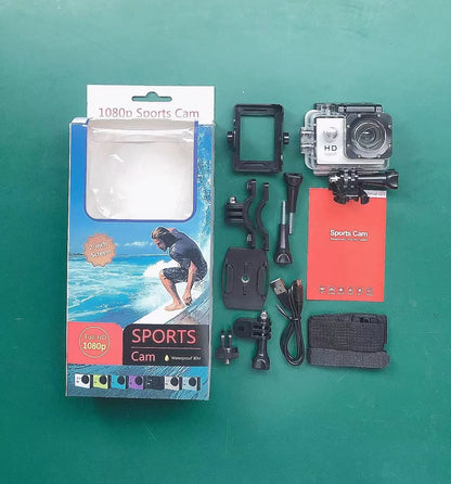 Underwater Waterproof Sports Dv Multifunctional Outdoor Riding Locomotive Sports Camera Sports Camera Diving Camera