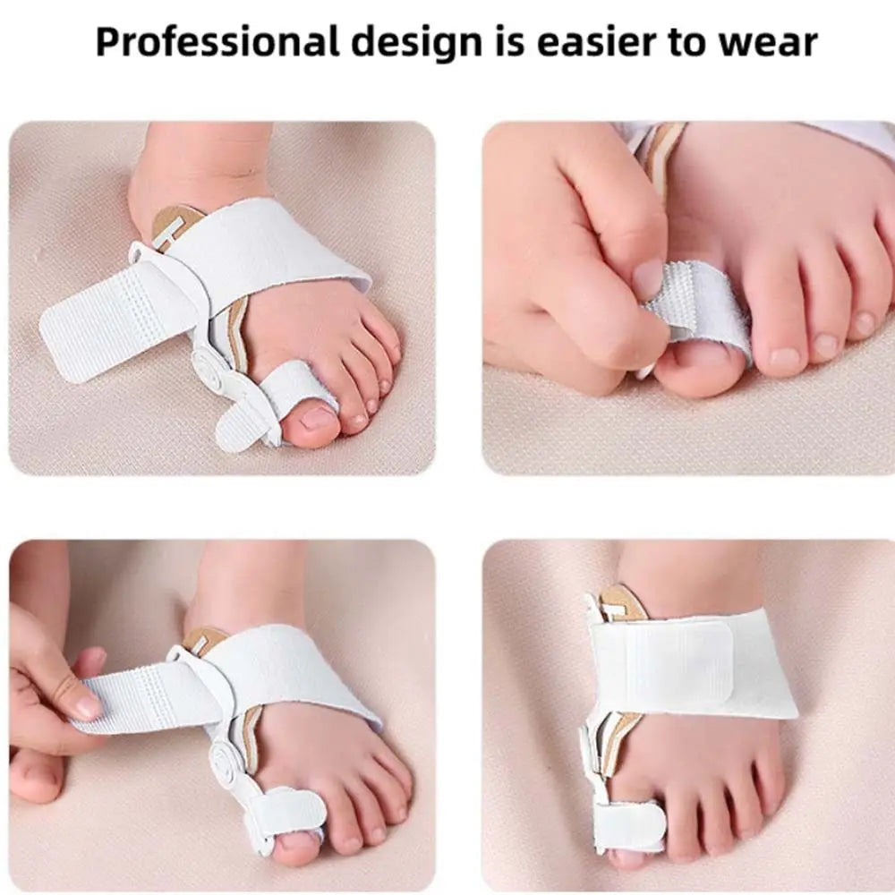 Orthopedic Supplies Pedicure Foot Care Children Toe Separators Big Toe Straightener Bunion Splint Brace Toe Valgus Corrector