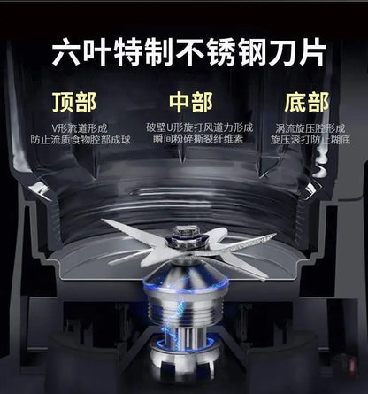grinder blender5500 W double cup wall-breaking mixer ice crusher food preparation machine