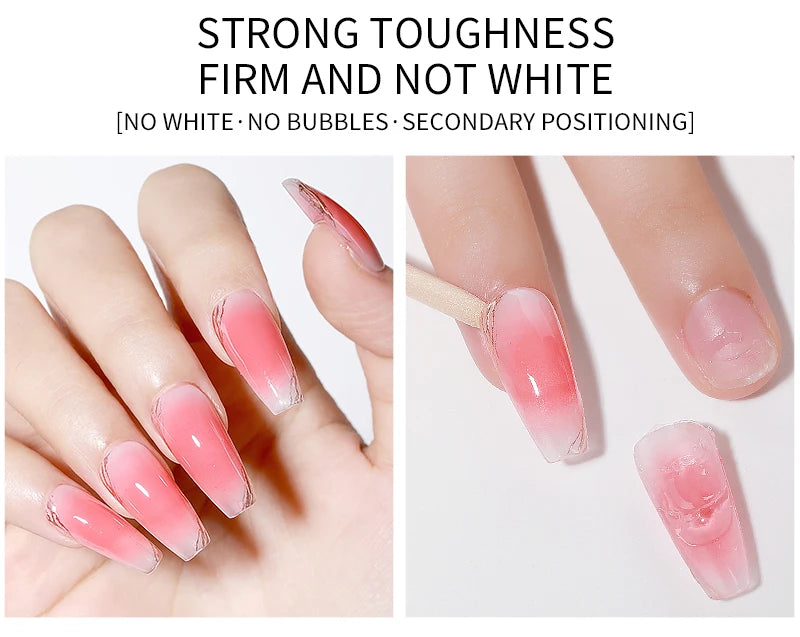 Solid Nail Glue Nail Tips Gel for Press On Nails Super Strong Nail Adhesive For Artificial Fingernail Durable And long Lasting