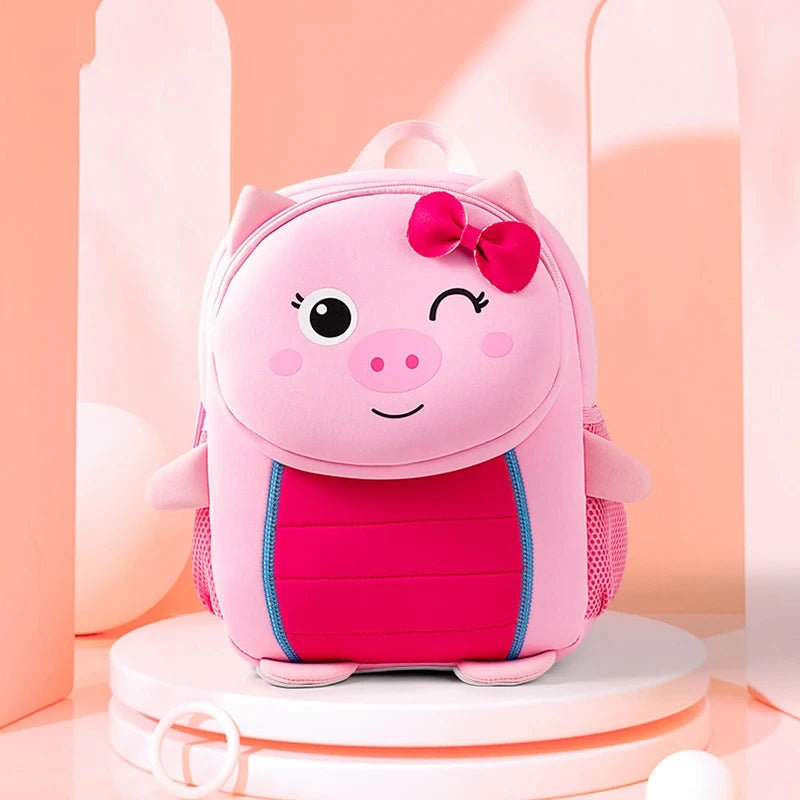 Fashion Children School Bags 3D Biomimetic Animal Kids Backpack Kindergarten Boys and Girls School Bags Mini Backpack Book Bag