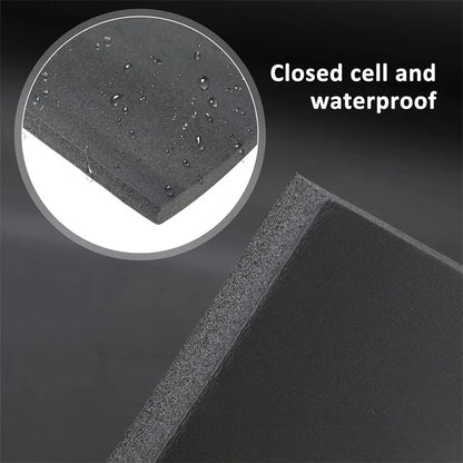 Self-adhesive Rubber Foam Roll Versatile Soundproofing Insulation Easy-Cut for DIY Ideal for Roofs Cars Noise Insulation Mats