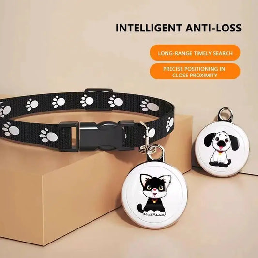 Pet GPS Tracker Bluetooth Anti-Lost Smart Wearable Waterproof Locator Real-time Tracking Dog Cat Collar SmartLocator Accessories