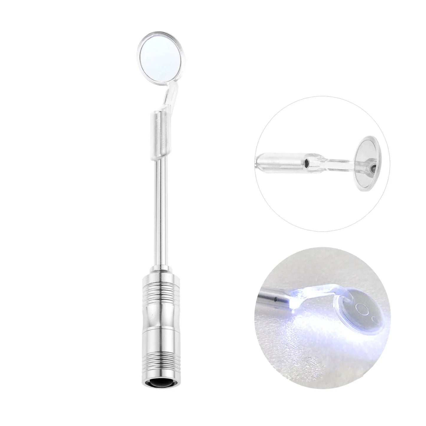 Fashion Dental Mirror with Led Light Mouth Inspect Tool Oral Checking Teeth Whitening Cleaning Inspection Luminous Anti-fog Care