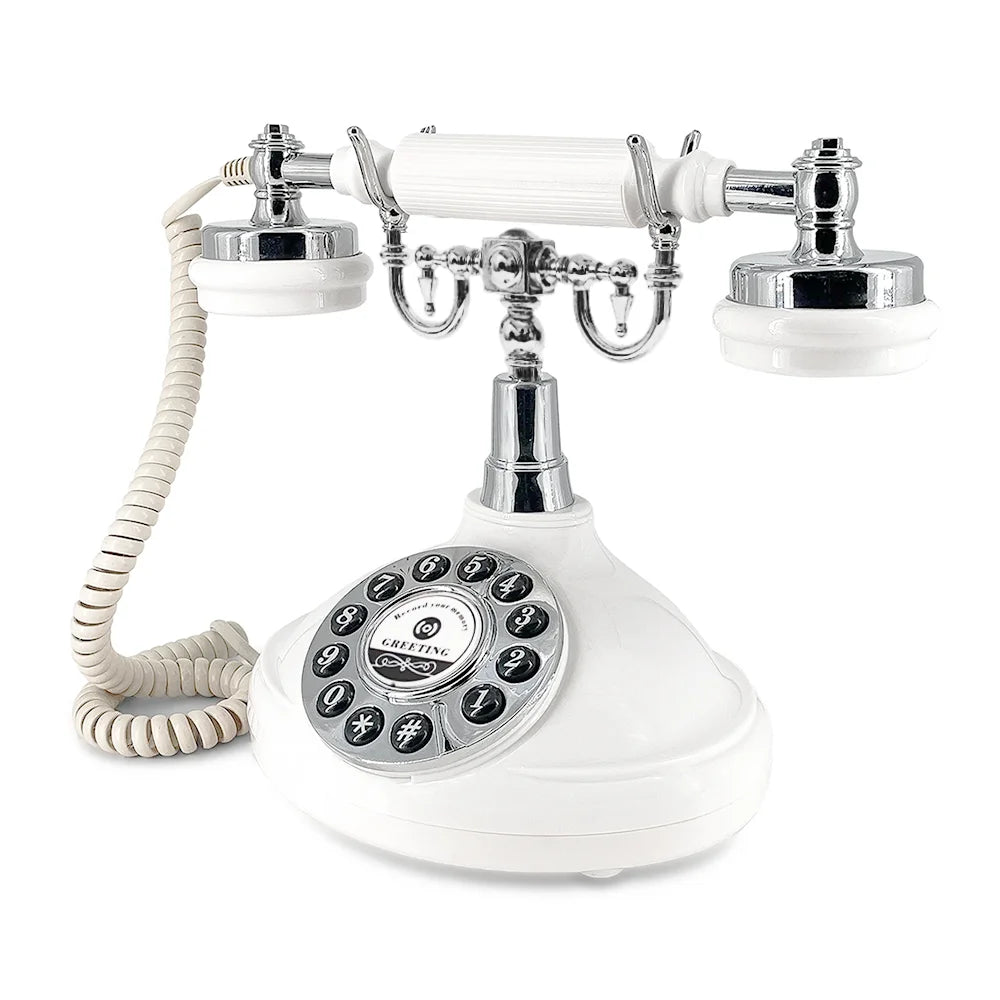 Audio Guest Book Wedding Telephone Classic Retro Craftsmanship Wedding Guestbook For Confessional Wedding Birthday Party Messag