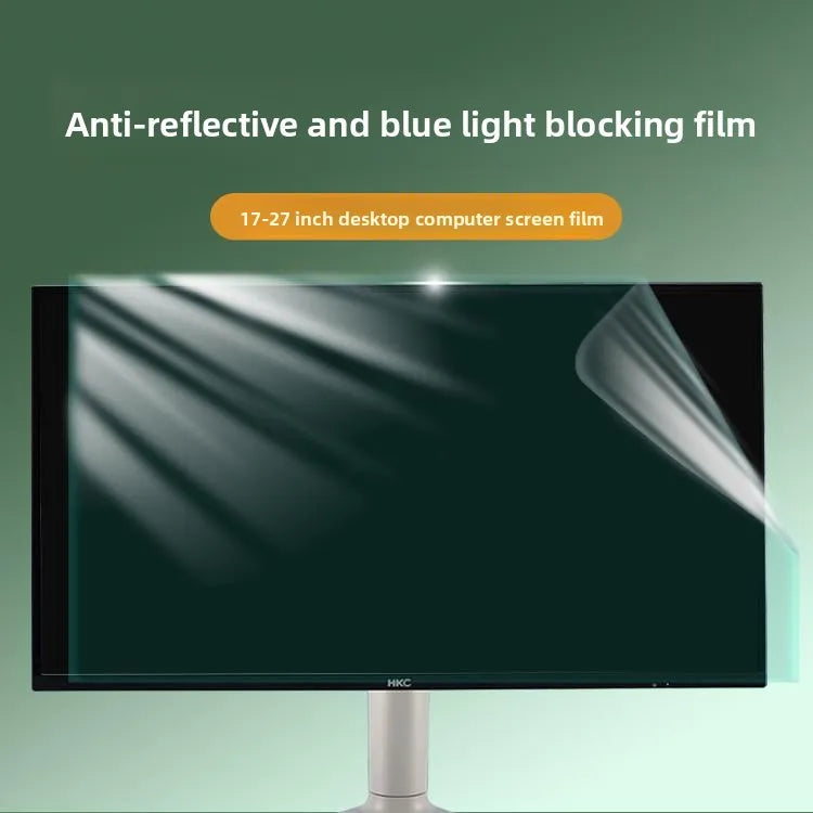 Blue Light Bloing Cuter Screen Protector Anti Reflective Eye Protection Film Desktop 24 Inch Radiation Free Static Absor...
