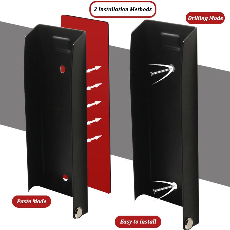 Stainless Steel Windproof Door Stopper Anti-collision Home Magnet Door Stapper Self Adhesive Door Anti-Slip Holder Doormat