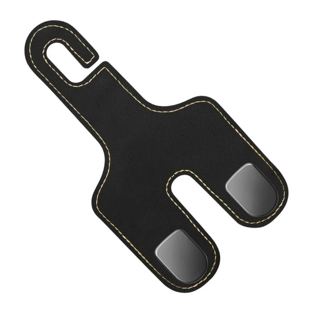 2 in 1 Car Back Seats Hook Storage Organizer Double Hook Car Headrest Hooks Strong Load-Bearing Hanging Auto Rear Seats Hanger