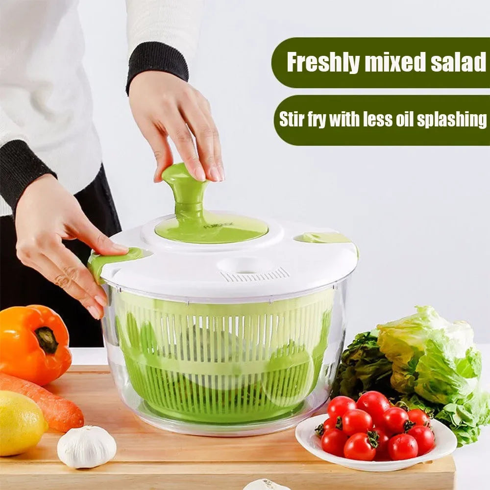 Vegetables Salad Spinner Lettuce Leaf Vegetable Dehydrator Multifunctional Vegetable Washer Salad Vegetable Dryer Mixer