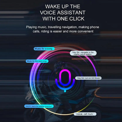 Bluetooth 5.4 Wireless Motorcycle Helmet Headset Hands-free Call Phone Motorcycle Waterproof Earphone Music Player Moto Helmet