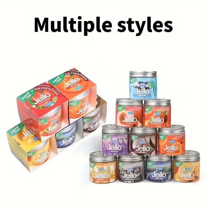 Car Air Freshener Solid Balm Cologne Lavender Lemon Vanilla Odor Eliminator Long-lasting Perfume Scent Ornament Auto Accessoies