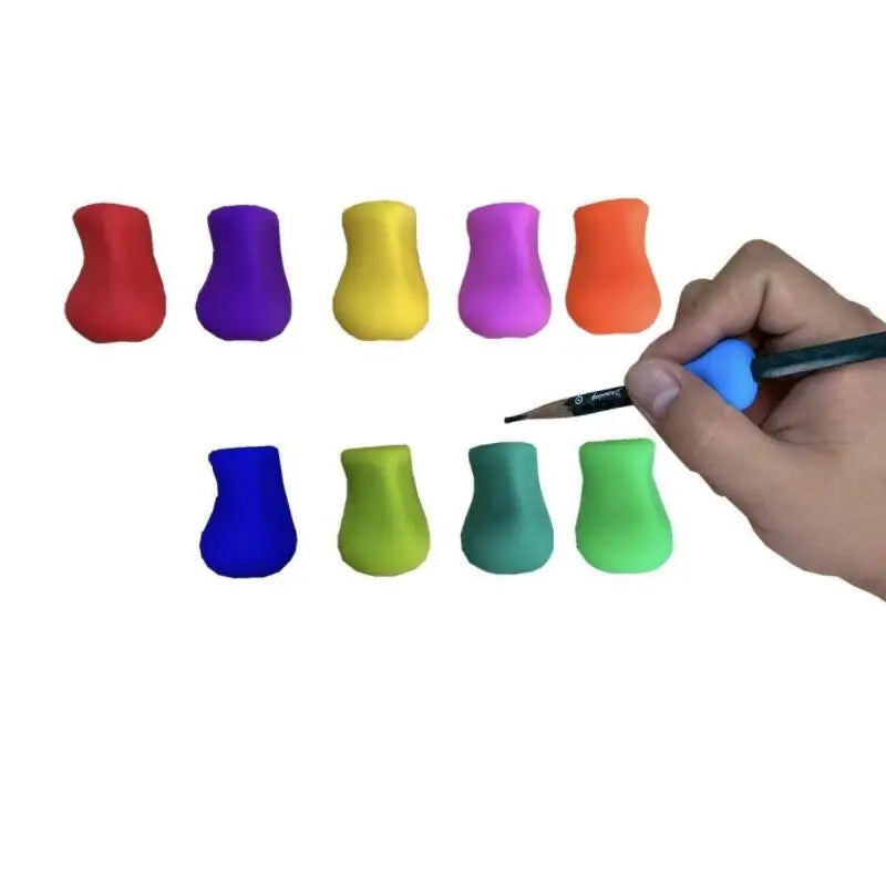 5-10pcs Writing Corrector Finger Posture Correction Tool Trainer Children's Pen Writing Assistant Grip Suit Student Stationery