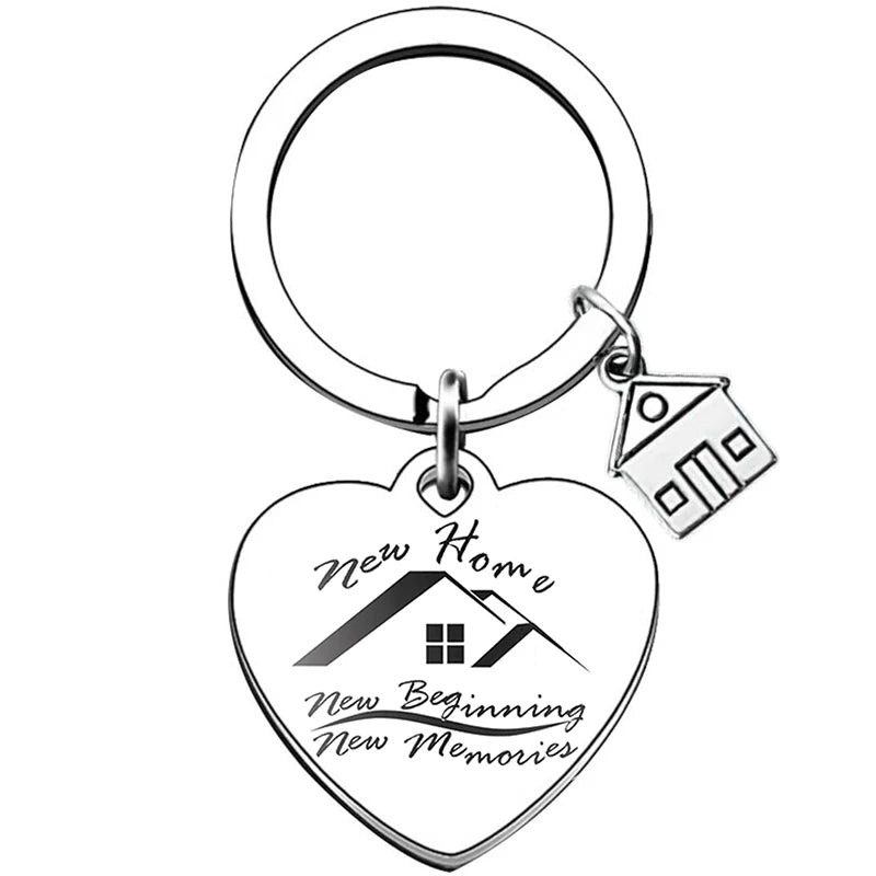New Home Housewarming Gifts keyrings keychains House Warming Gifts New Home First Home key chains