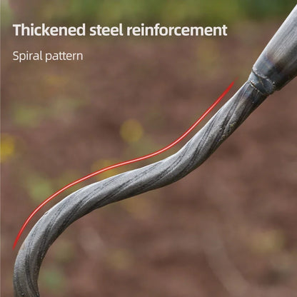 Small Tip Triangle Hoe Agricultural Land Turning Loose Soil Hoe Hand Plow/Manual Plough Rake Hoe Agricultural Farming Equipment