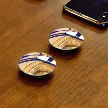 Baseus 2Pcs Car Mirror HD Convex Mirror Blind Spot Auto Rearview Mirror 360 Degree Wide Angle Vehicle Parking Rimless Mirrors