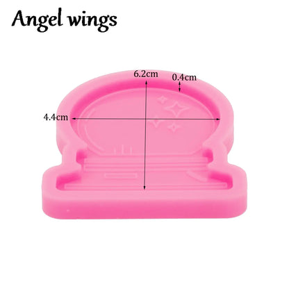 DY1206 African Tribal Symbols Badge Reel Mold Epoxy Resin, Medical,Medical, Physical Therapy, Pharmacy Nursing Chocolate Moulds