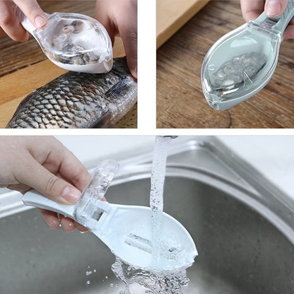 Fish Skin Brush Fast Remove Fish Scale Scraper Planer Tool Fish Scaler Fishing Knife Cleaning Tools Kitchen Cooking Accessorie