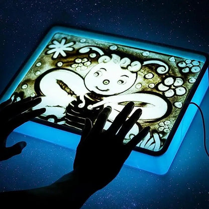 Sand Art Kits For Kids Sand Art Table Light Board For Kids Sand Art Tabletop Lightbox Kinetic Art For Girls And Boys As Birthday