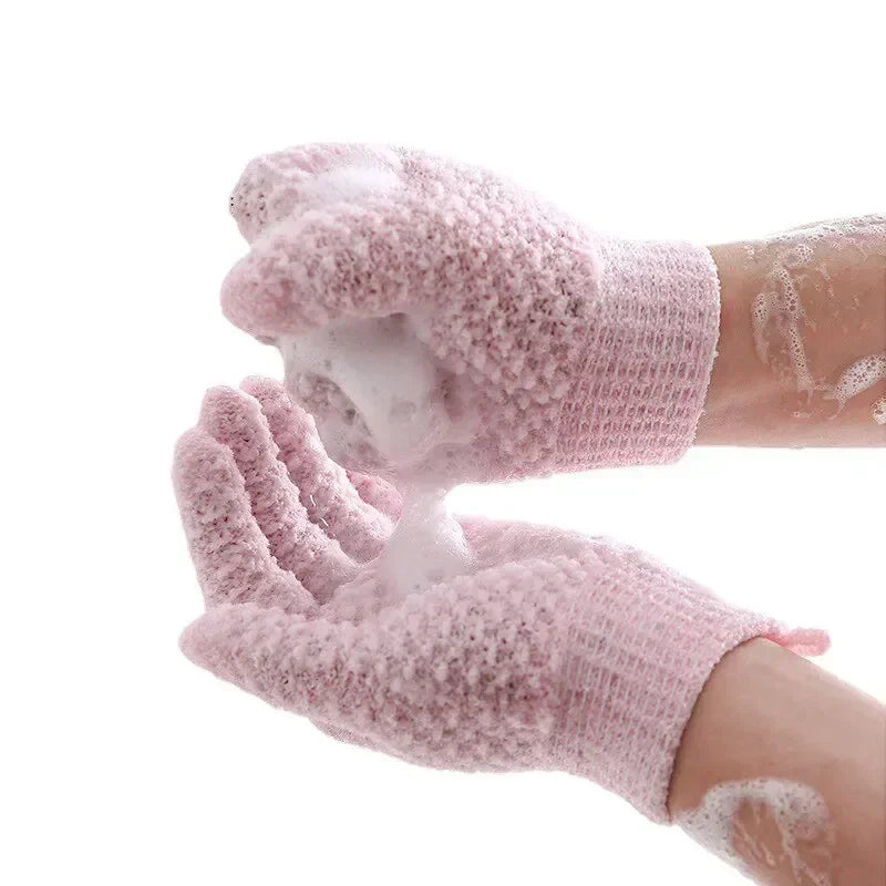 Bath scrub gloves, scrub gloves, body scrub gloves, body wash gloves, exfoliating gloves, facial scrub, facial scrub, bath spong