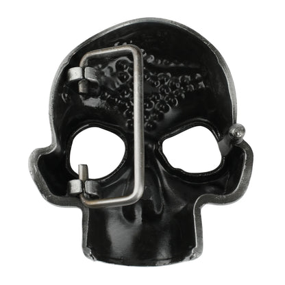 The scalp skull buckle head smooth alloy buckle