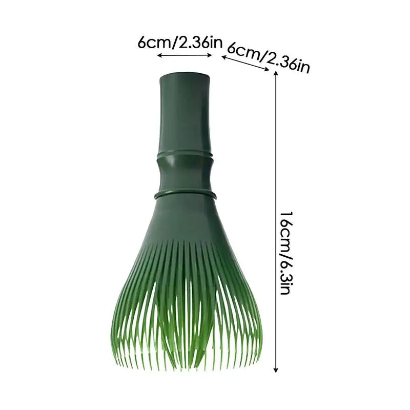Traditional Matcha Whisk Reusable Resin Matcha Whisk Chasen Dishwasher Safe Matcha Stirrer Matcha Green Tea Powder Preparation