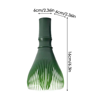 Traditional Matcha Whisk Reusable Resin Matcha Whisk Chasen Dishwasher Safe Matcha Stirrer Matcha Green Tea Powder Preparation