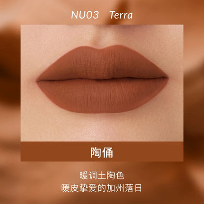 Kaleidos Lipstick Lip Cream Matte Velvet Nude Colours Lip Mud Waterproof Lip Gloss Long Lasting Lip Stain